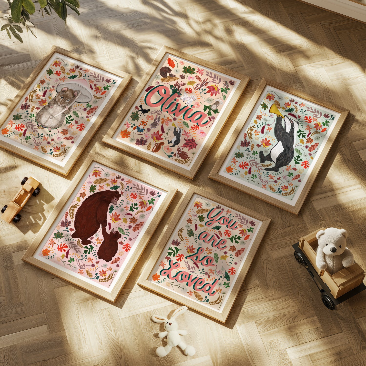 Woodland Animal Prints