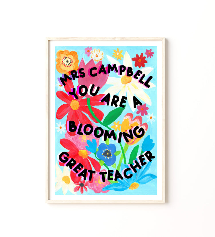 Thank you Teacher Prints