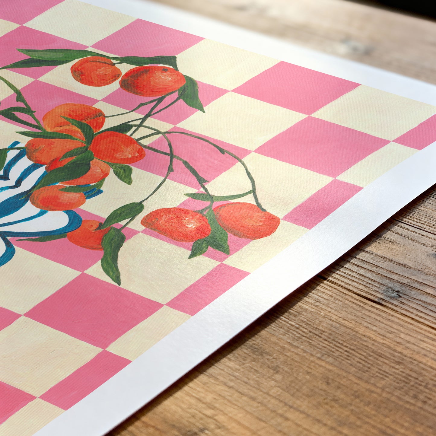 Mediterranean Vase of Oranges Print