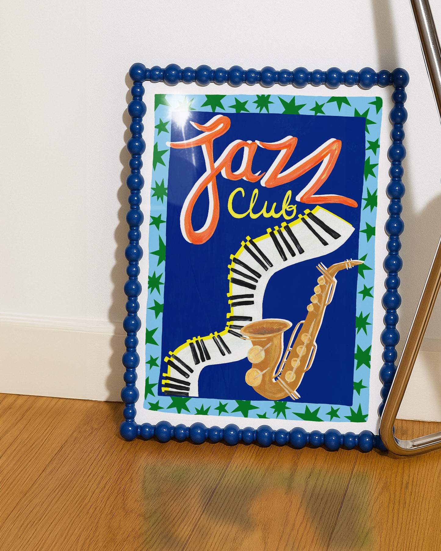 Jazz Club Retro Music Print
