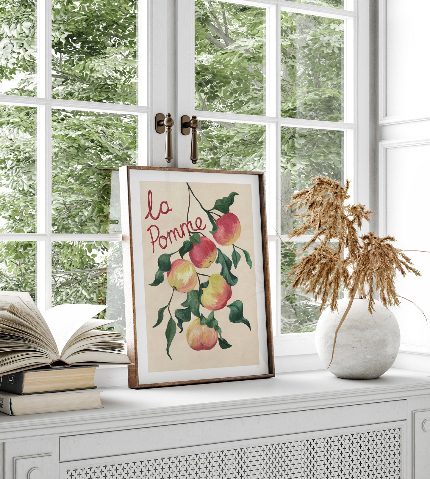 La Pomme Apple Fruit Print