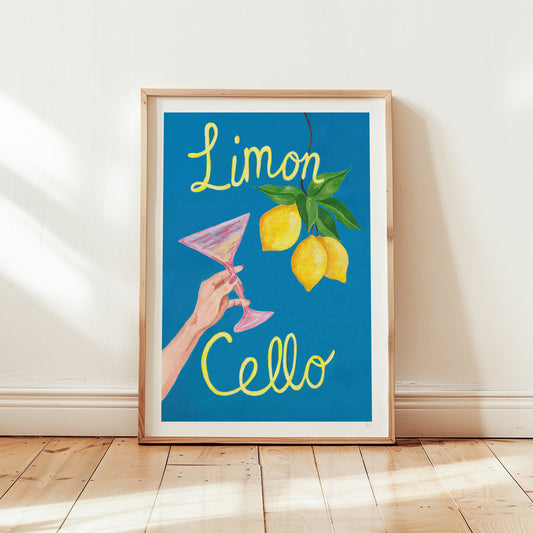 Limon Cello Print