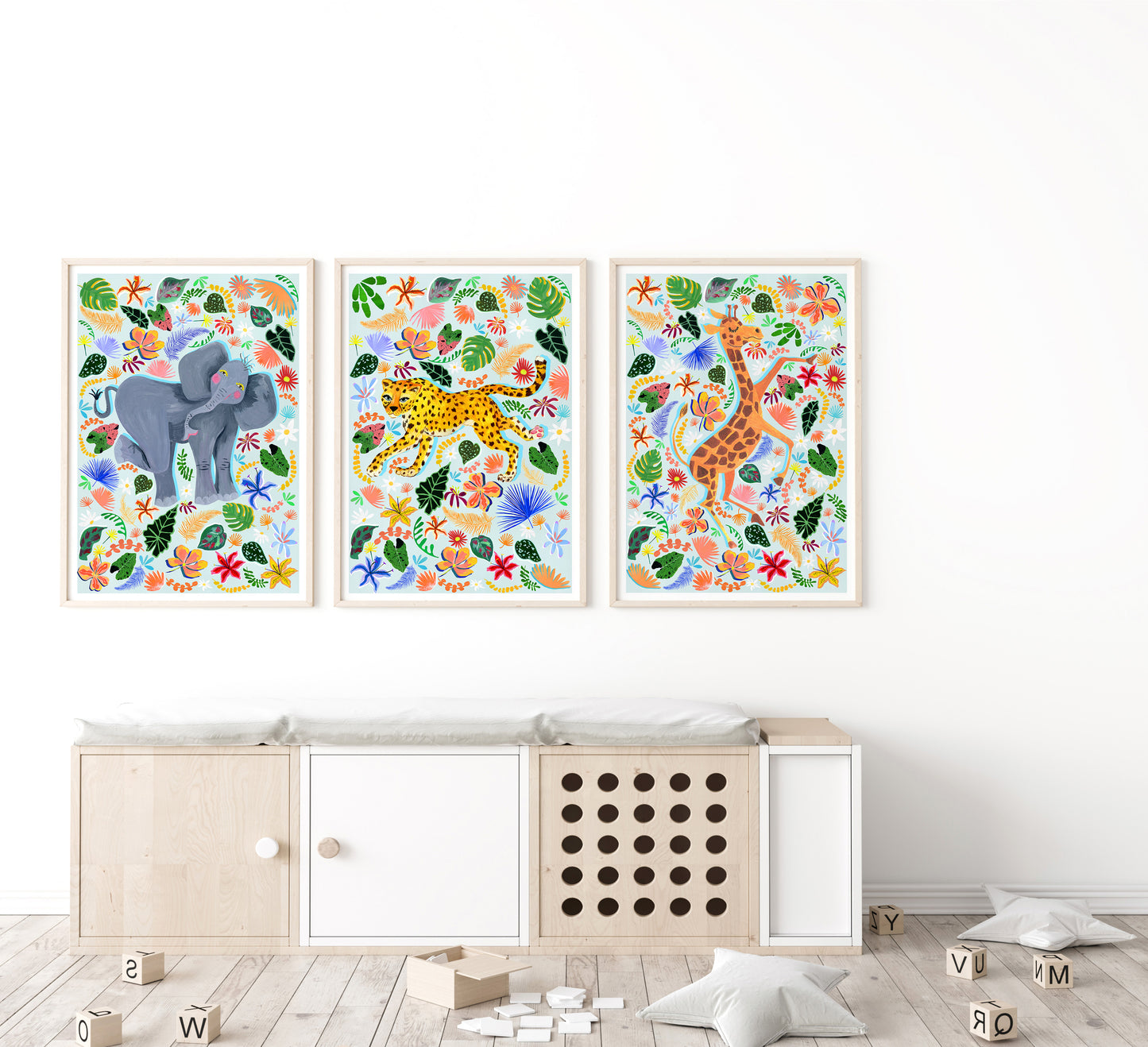 Cheetah Safari Animal Art Print