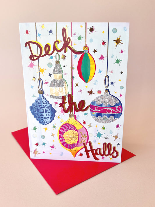 Deck the Halls Christmas Card