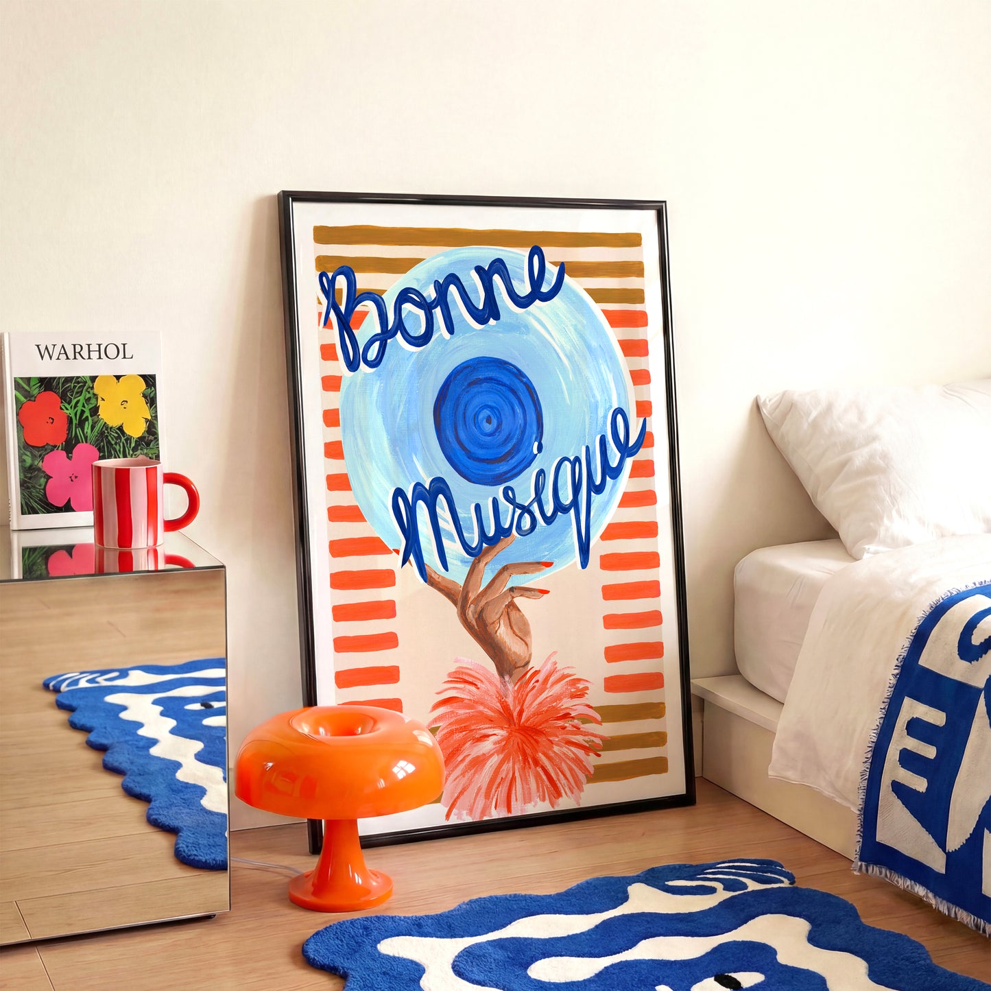 Bonne Musique Retro Vinyl Record Music Print
