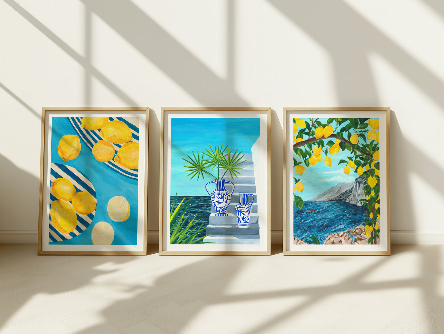 Mediterranean Fruit Wall Art Set